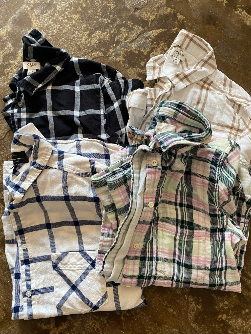 J Crew Flannels
